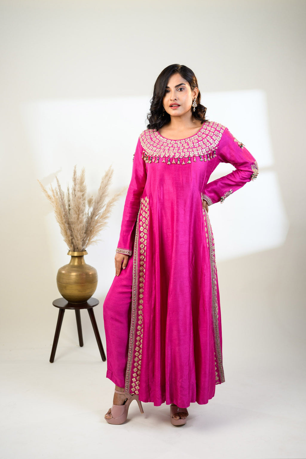 Fuchsia Anarkali