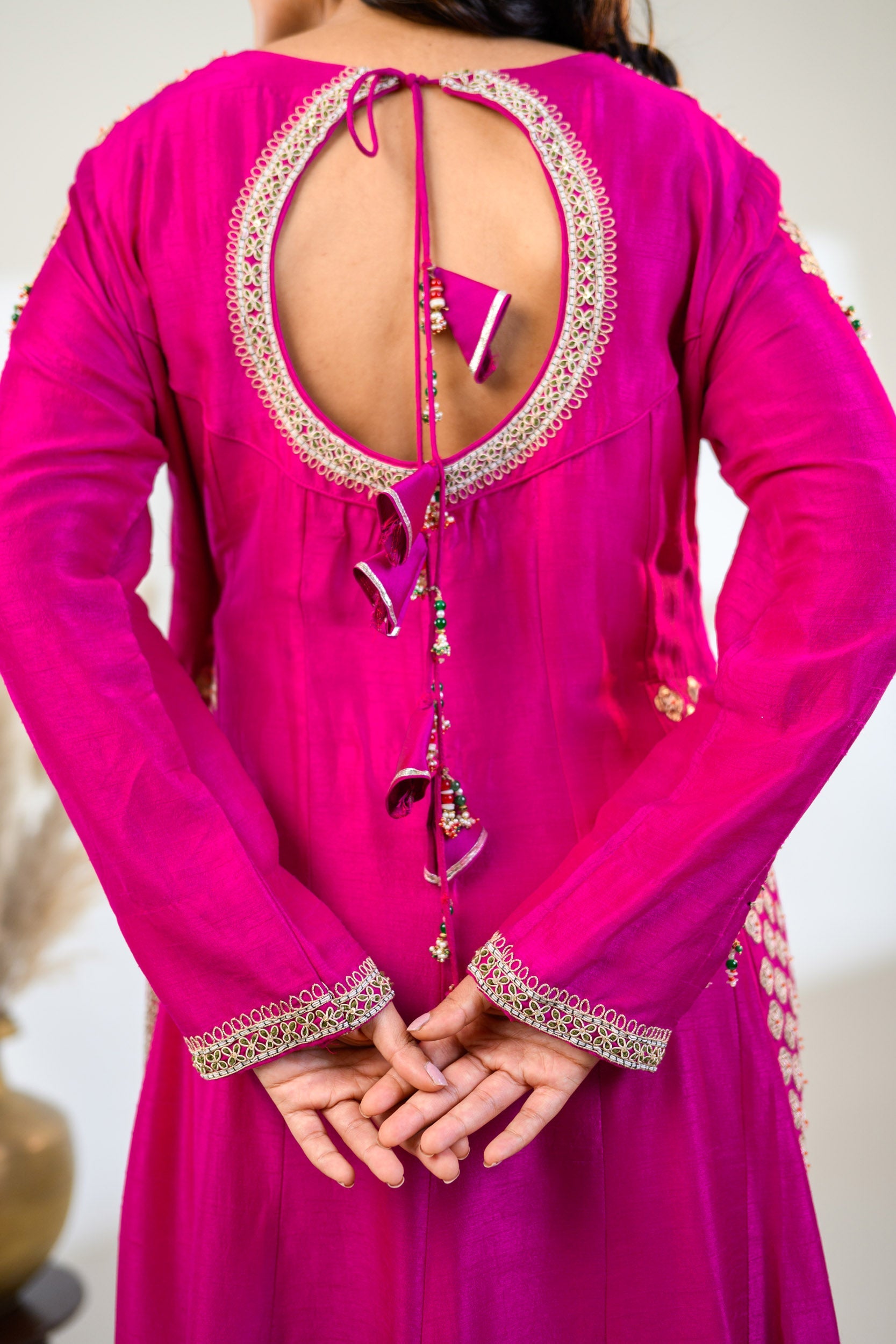 Fuchsia Anarkali