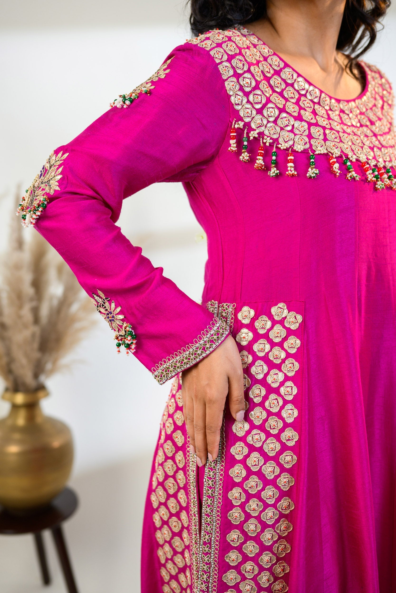 Fuchsia Anarkali